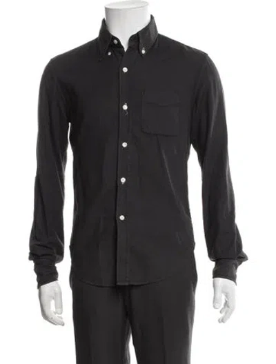 Pre-owned Band Of Outsiders Long Sleeve Dress Shirt In Grey