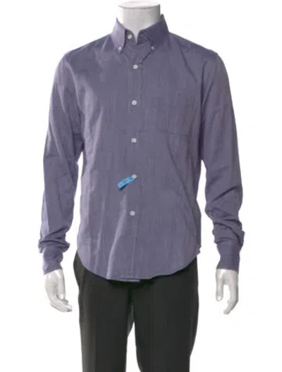Pre-owned Band Of Outsiders Long Sleeve Dress Shirt In Yellow