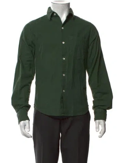 Pre-owned Band Of Outsiders Long Sleeve Shirt In Green