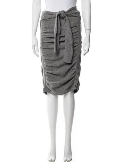 Pre-owned Band Of Outsiders Merino Wool Cowl Neck Sweater W/ Tags In Gray