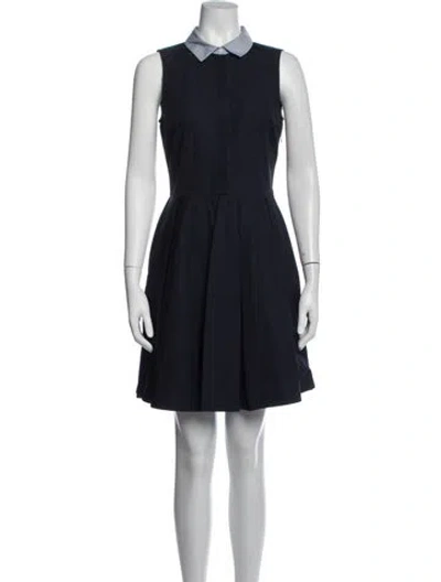 Pre-owned Band Of Outsiders Mini Dress In Blue