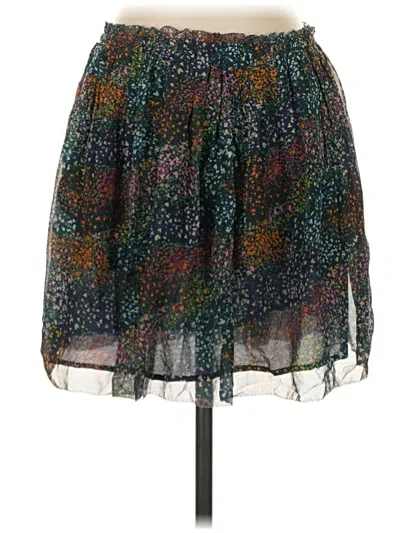 Pre-owned Band Of Outsiders Silk Skirt In Green