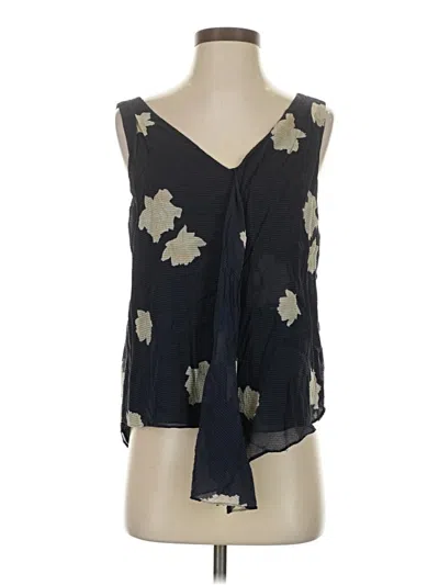 Pre-owned Band Of Outsiders Sleeveless Blouse In Black