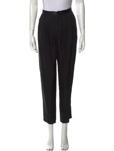 Pre-owned Band Of Outsiders Straight Leg Pants In Black