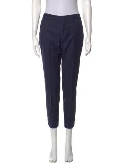 Pre-owned Band Of Outsiders Straight Leg Pants In Blue