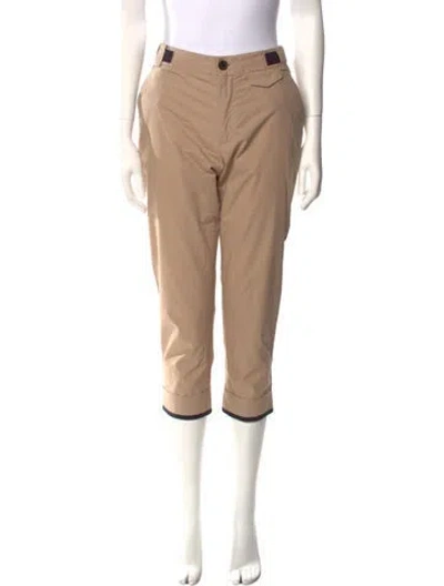 Pre-owned Band Of Outsiders Straight Leg Pants In Brown