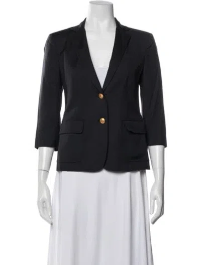Pre-owned Band Of Outsiders Vintage Wool Blazer In Blue
