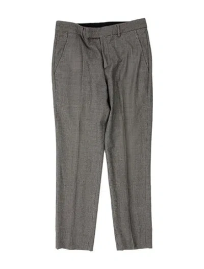 Pre-owned Band Of Outsiders Virgin Wool Dress Pants In Multicolor
