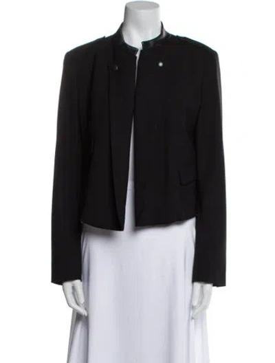 Pre-owned Band Of Outsiders Virgin Wool Evening Jacket In Black