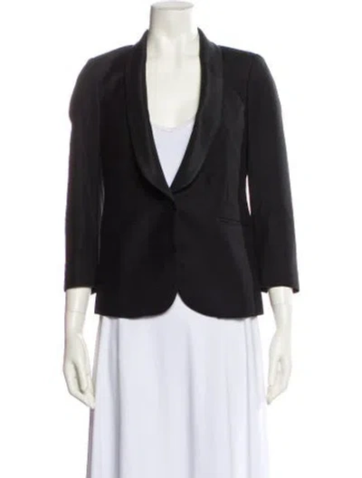Pre-owned Band Of Outsiders Wool Blazer In Black