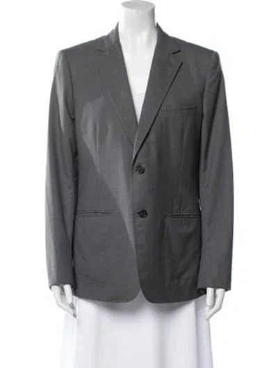 Pre-owned Band Of Outsiders Wool Blazer In Gray