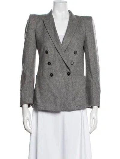 Pre-owned Band Of Outsiders Wool Blazer In Gray