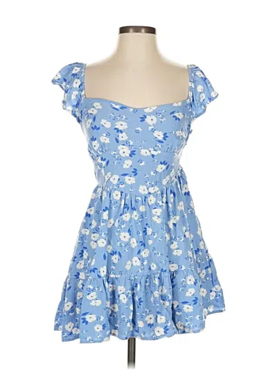 Pre-owned Band Of The Free Casual Dress In Blue