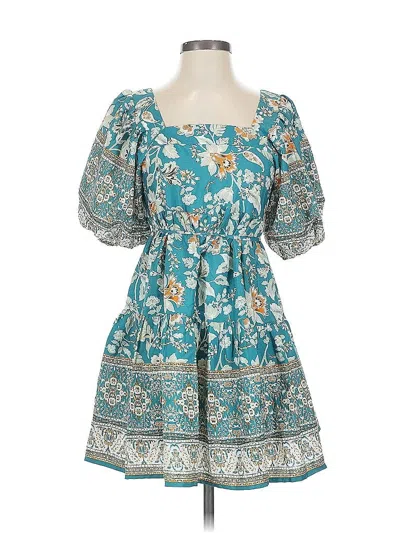 Pre-owned Band Of The Free Casual Dress In Blue