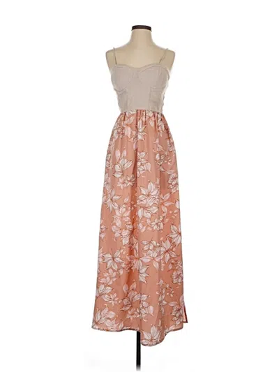 Pre-owned Band Of The Free Casual Dress In Brown