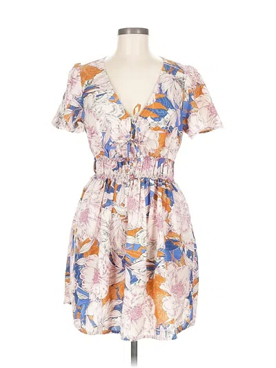 Pre-owned Band Of The Free Casual Dress In Brown