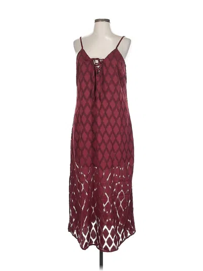 Band Of The Free Casual Dress In Burgundy