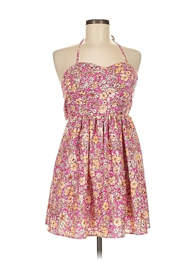 Pre-owned Band Of The Free Casual Dress In Pink