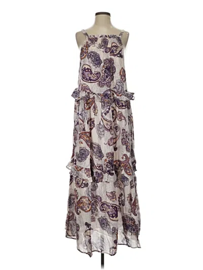 Pre-owned Band Of The Free Casual Dress In Purple