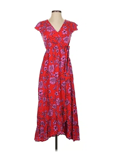 Pre-owned Band Of The Free Casual Dress In Red