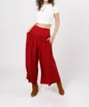 Band Of The Free Reis Pants In Red In Red