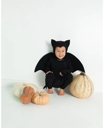Band Of The Wild Bat Pajama Costume - Ages 18 Months-7 Years In Black