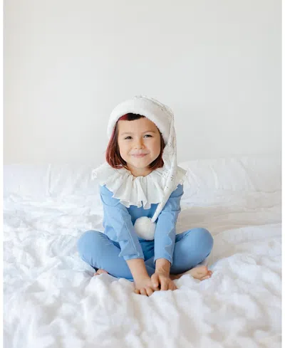 Band Of The Wild Babies'  Blue Holiday Elf Pajama Costume - Little Kid, Big Kid