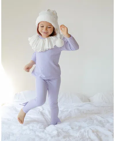 Band Of The Wild Pastel Purple Holiday Elf Pajama Costume - Baby