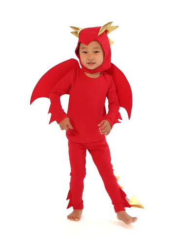 Band Of The Wild Red Dragon Pajama Costume - Ages 2-7