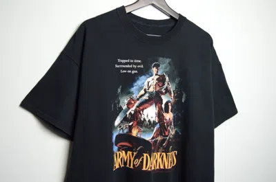 Pre-owned Band Tees Army Of Darkness Tee In Black