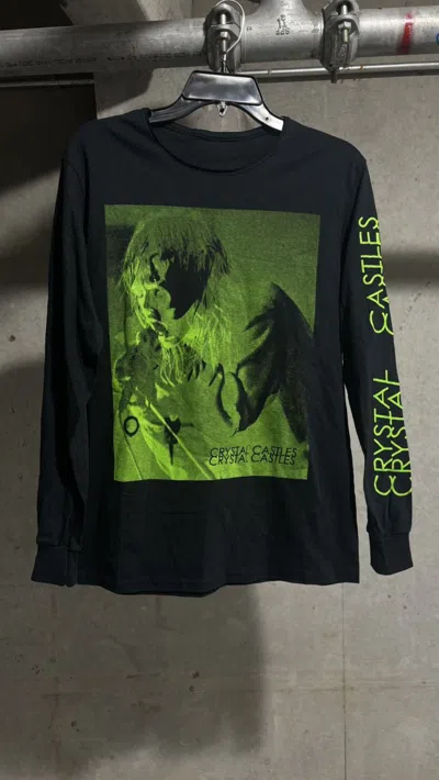 Pre-owned Band Tees Crystal Castles Edith Long Sleeve In Multi