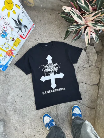 Pre-owned Band Tees Darkthrone T-shirt Like Metallica Cradle Of Filth Mayhem In Black