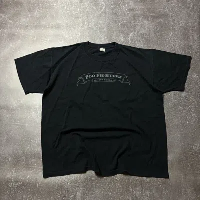 Pre-owned Band Tees Foo Fighters In Your Honour Vintage 90's T-shirt Anvil Xl In Black