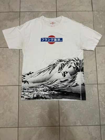 Pre-owned Band Tees Frank Ocean Nostalgia Ultra 2011 Music Tour T Shirt In White