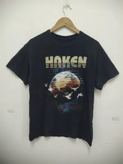 Pre-owned Band Tees Haken Band Tour 2017 Casual Shirt In Black