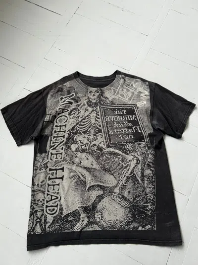 Pre-owned Band Tees Machine Head T-shirt In Black