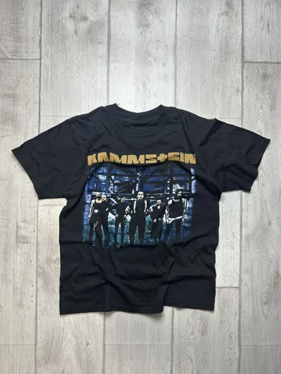 Pre-owned Band Tees Rammstein Vintage Band Tee In Black