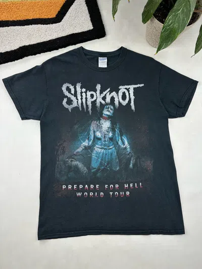 Pre-owned Band Tees Slipknot Vintage 2000s Band Tee In Black
