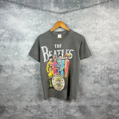 Pre-owned Band Tees The Beatles Pepper's Lonely Hearts Club Band Vintage Tee In Gray