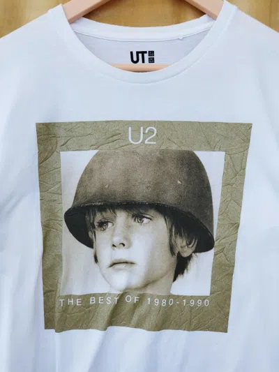 Pre-owned Band Tees U2 T Shirt In White