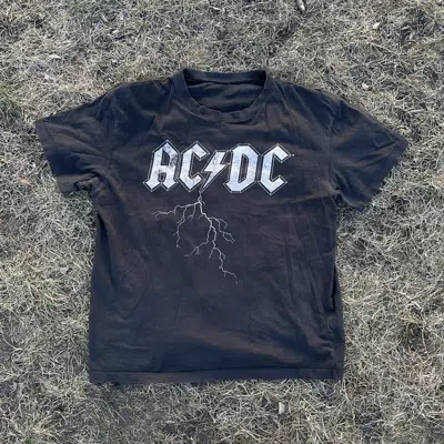 Pre-owned Band Tees Vintage 90's Ac Dc 666 Sexy Vamp Dead Face Horror Tee 90's In Black