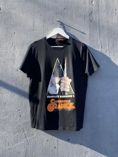 Pre-owned Band Tees Vintage Clockwork Orange Movie Tee In Black