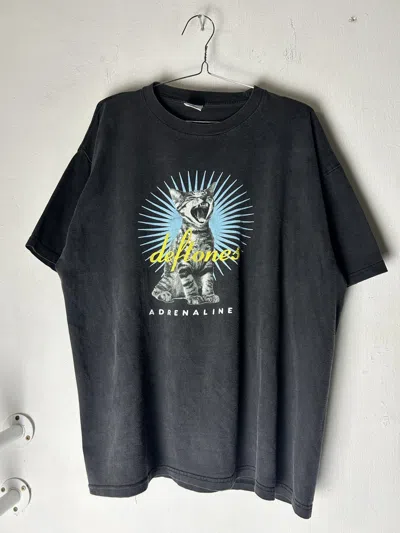 Pre-owned Band Tees Vintage Deftones Adrenaline Album In Black