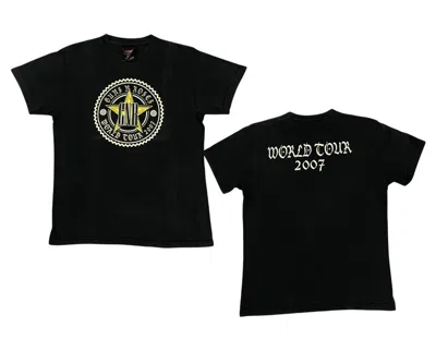 Pre-owned Band Tees Vintage Guns N Roses World Tour 2007 Tshirt In Black