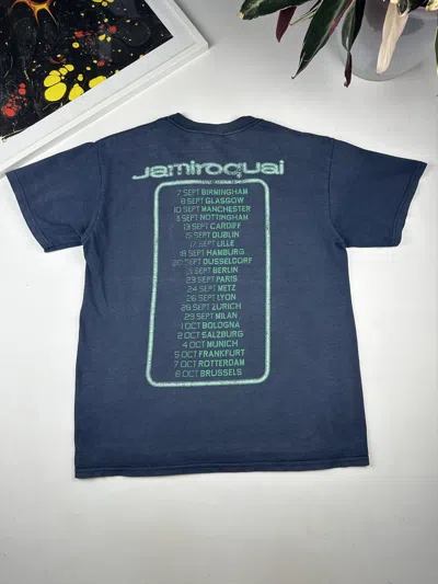 Pre-owned Band Tees Vintage Jamiroquai Dynamite Tee Shirt Tour South America In Blue
