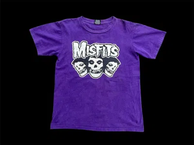 Pre-owned Band Tees Vintage Misfit In Purple
