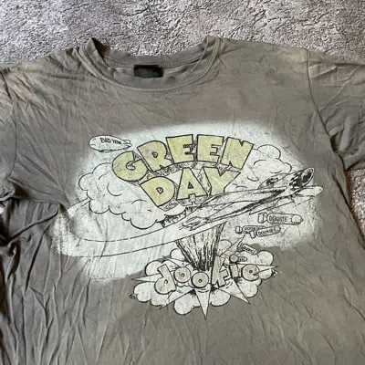 Pre-owned Band Tees Vintage Y2k Green Day Totally Trashed Washed 200x Abstract In Black
