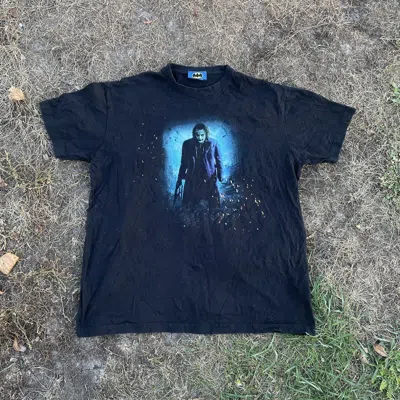 Pre-owned Band Tees Vintage Y2k Joker Skulls Dead Face Horror Tee Streetwear 90's In Black