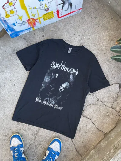 Pre-owned Band Tees Vtg 00s Satyricon Dark Medieval Times Band Tee Black Metal
