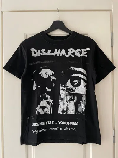 Pre-owned Band Tees X Drain Gang Discharge Yokohama Dragon Club 2009 T-shirt In Black/white